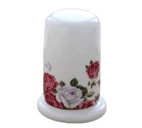 MYUYEE Porte-Cure-Dents en Céramique Tendance avec Couvercle, Distributeur Portable, Cendrier À Fleurs, Style Simple Et Chic(Porte-Cure-Dents)