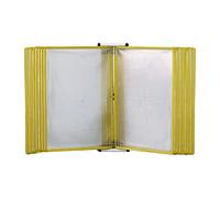 MYUYEE Porte-Documents Mural À Rabats - Système De Référence De Bureau, Porte-Documents De Bureau 20 Pages, Organiseur De Référence Mural, Format Lettre, pour Le Bureau Ou La Ma(F-20Page)