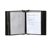 MYUYEE Porte-Documents Mural À Rabats - Système De Référence De Bureau, Porte-Documents De Bureau 20 Pages, Organiseur De Référence Mural, Format Lettre, pour Le Bureau Ou La Ma(A-20 Pages)