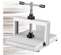 MYUYEE Presse À Relier - Presse À Papier Plat A3/A4, Presse À Aplatir Les Livres Manuellement, Presse À Papier À Double Tige D'Équilibrage Robuste A4, A3