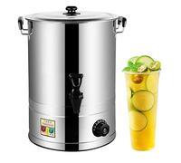 MYUYEE Seau À Eau Bouillante Électrique, Distributeur d'eau Chaude, Chauffe-Plats Professionnel, pour Bars À Boissons Et Cafés(avec Robinet)