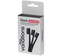 MyVariations Sensitive Brossettes Noires Brosse(S) À Dents 3 pc(s)