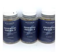 MYVITAMINS ESSENTIAL OMEGA 3 3x 90 capsules 02/2027 -60% myprotein