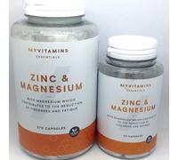 MYVITAMINS ZINC & MAGNESIUM 270 + 90 CAPSULES 07/2026 myprotein -50%