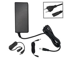 myVolts Chargeur/Alimentation 12V Compatible avec Polycom Poly Studio X50, P017 Video conferencing (Adaptateur Secteur) - Prise française - avec rallonge et Interrupteur en Ligne