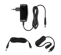 myVolts Chargeur/Alimentation 18V Compatible avec Mackie Big Knob Studio Controller Interface (Adaptateur Secteur) - Prise française - avec rallonge et Interrupteur en Ligne