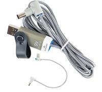 myVolts Ripcord Câble d'alimentation USB 9V Compatible avec X Rocker 51475 Chaise de Jeux