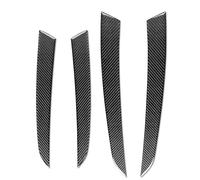 MYVPRO Poignée Porte 4 Pièces Autocollant pour BMW X5 E70 Fibre Carbone Intérieur Poignée Porte Voiture Panneau Couverture Bandes Garniture pour E70 Poignée Interne