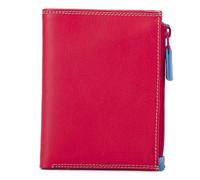 MYWALIT Bifold Wallet w/Double Zip Pouch, Lipstick