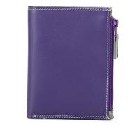 MYWALIT Bifold Wallet w/Double Zip Pouch, Orchid