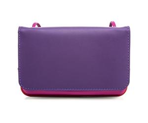 Mywalit Clutch Porte-monnaie en cuir 19 cm violet