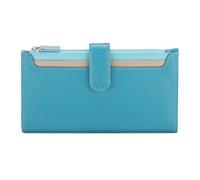 Mywalit Continental Porte-monnaie Cuir véritable 20 cm bleu
