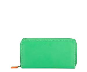 MYWALIT Large Double Zip Around Purse, Sicily