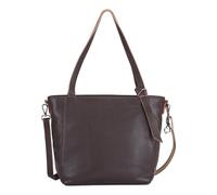 Mywalit Levanto Sac de shopper Cuir véritable 36 cm brun