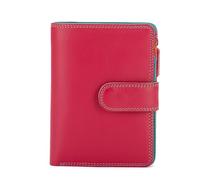 MYWALIT Medium 10 C/C Wallet w/Zip Purse, Lipstick