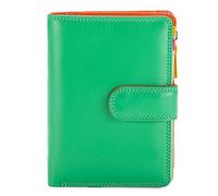 Mywalit Medium Snap Wallet Porte-monnaie en cuir 13 cm vert