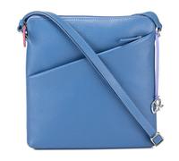 Mywalit Milano Sac à bandoulière Cuir 24 cm bleu