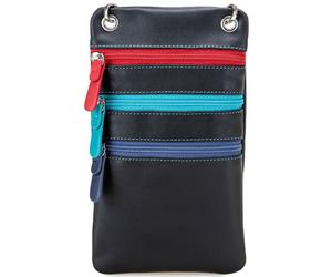 Mywalit Pochette en cuir 11 cm noir