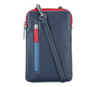 Mywalit Pochette pour téléphone portable Cuir véritable 13 cm bleu