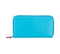 Mywalit Porte-monnaie Cuir véritable 14 cm bleu