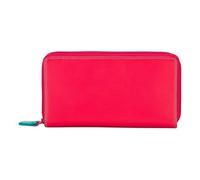 MYWALIT Large Double Zip Around Purse, Lipstick