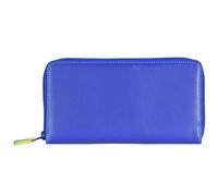 Mywalit Porte-monnaie Cuir véritable 18 cm bleu