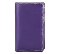 MYWALIT Vertical Wallet W/Zip Round Purse, Orchid