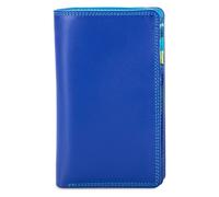 Mywalit Porte-monnaie Protection RFID Cuir véritable 8 cm bleu