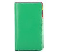 Mywalit Porte-monnaie Protection RFID Cuir véritable 8 cm vert