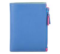 Mywalit Porte-monnaie Protection RFID Cuir véritable 9 cm bleu