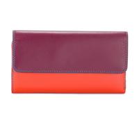 Mywalit Tri-fold Zip Wallet Porte-monnaie en cuir 17 cm orange