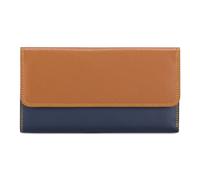 Mywalit Tri-fold Zip Wallet Porte-monnaie en cuir 17 cm brun