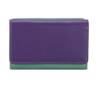 mywalit Porte-monnaies 'Tri-fold' beige / vert / olive / violet foncé, Taille One Size
