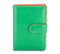 Mywalit Medium Snap Wallet Porte-monnaie en cuir 13 cm vert