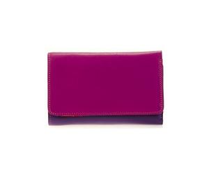 mywalit Portefeuille Femme en Cuir Medium tri-Fold w/Outer Zip Purse - 363-75 - Sangria Multi