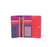 mywalit Portefeuille Femme en Cuir Tri-Fold w/Outer Zip Purse - 269-75 - Sangria Multi