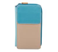 mywalit Portefeuille Femme en Cuir Zip Round Purse with Shoulder Strap - 1220-186 - Sardinia