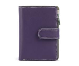 Mywalit Portefeuille lilas, cuir grainé, femme
