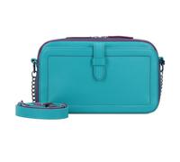 Mywalit Sac à bandoulière Cuir véritable 19 cm vert