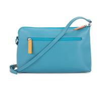 Mywalit Sac à bandoulière Cuir véritable 22 cm bleu