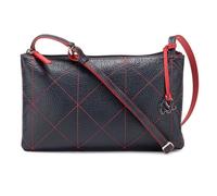 Mywalit Sac à bandoulière Cuir véritable 25 cm bleu