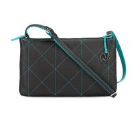 Mywalit Sac à bandoulière Cuir véritable 25 cm noir