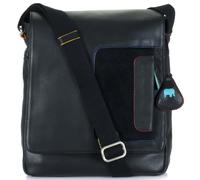 Mywalit Sac à bandoulière en cuir 22 cm noir