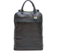 Mywalit Sac à dos professionnel Cuir véritable 40 cm Compartiment ordinateur noir