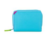 Mywalit Small Wallet Porte-monnaie en cuir 10 cm bleu