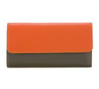 Mywalit Tri-fold Zip Wallet Porte-monnaie en cuir 17 cm orange