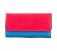 Mywalit Tri-fold Zip Wallet Porte-monnaie en cuir 17 cm rouge