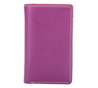 MYWALIT Vertical Wallet W/Zip Round Purse, Sangria Multi