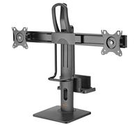 My Wall Support sur pied pour écran HL61L 2 Écran(s) 43,2 cm (17\ ) - 68,6 cm (27\ ) noir rotatif, inclinable, réglable en hauteur