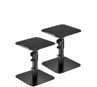 myWall Pied pour haut-parleur HS31L 2 écrans noir inclinable réglable en hauteur